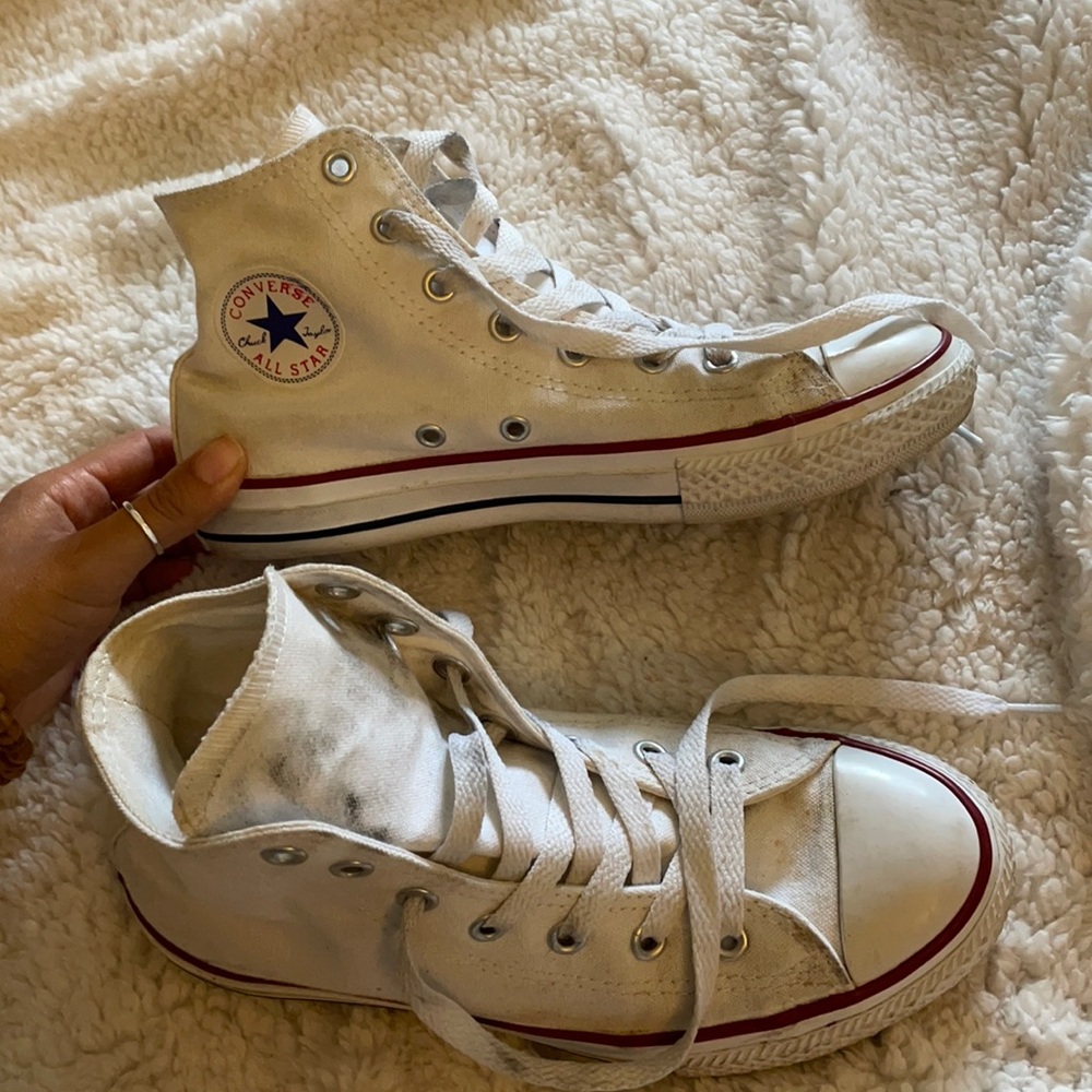 White High Top Converse
